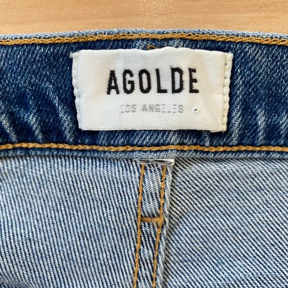 Agolde Blue Skinny Jeans - Picture 10 of 12